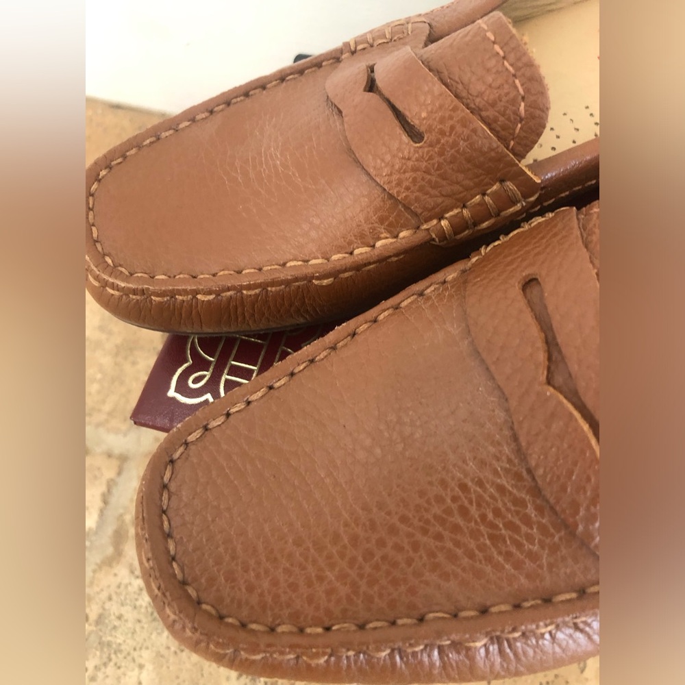 MARC JOSEPH - Union Penny Loafer Mule + Cognac Grainy + NWT - Picture 11 of 16
